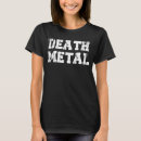 Buscar death metal camisetas Amante del metal