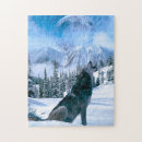 Buscar luna del lobo puzzles Perro