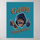 Buscar gorila divertido posters Humor