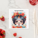 Buscar día de los muertos servilletas Mexicano