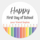 Buscar nueva escuela pegatinas Para niños