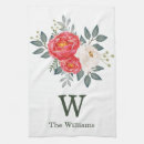 Buscar flores rojas paños de cocina Para ella