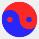 Buscar símbolo chino pegatinas Yin