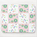 Buscar búho del dibujo animado alfombrillas de raton Pájaro