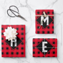 Buscar rojo negro papel de regalo Para él