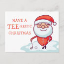 Buscar navidad golf postales Golfista