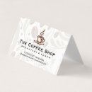 Buscar coffee cup tarjetas de visita Barista