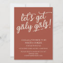 Buscar noche 14x19 invitaciones Noche de chicas