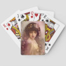 Buscar estilo del vintage barajas de cartas Para ella