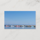 Buscar barco pesca de tarjetas de visita Mar