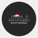 Buscar navidad del gatito pegatinas Santa claus