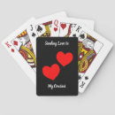 Buscar corazón negro barajas de cartas General y unisex