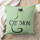 Buscar gato elegante cojines Madre