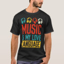 Buscar productores de la música camisetas Amor