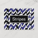 Buscar rayas azules y blancas tarjetas de visita Negocios