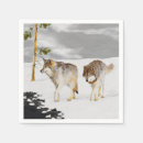 Buscar lobos servilletas Invierno