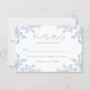 Buscar boda tarjetas rsvp Azul polvoriento