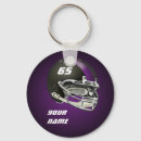 Buscar fútbol americano llaveros Negro