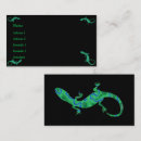 Buscar geckos tarjetas de visita Reptil