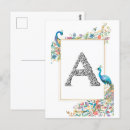 Buscar pavos reales postales Acuarela