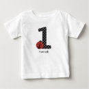 Buscar ladybug bebe camisetas Primer cumpleaños