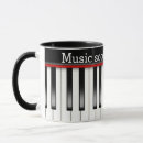 Buscar teclado musical tazas Músico