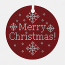 Buscar feliz adornos Copos de nieve