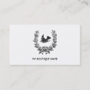 Buscar pájaro tarjetas de visita Elegante