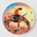 Buscar del oeste relojes de pared Nativo americano