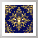 Buscar loto azul posters Mandala