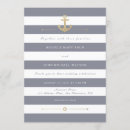 Buscar rayas grises y blancas invitaciones Moderno