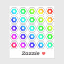 Buscar flores rojas brillantes pegatinas Para ella