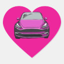 Buscar coches corazon pegatinas Rosa