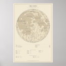 Buscar mapa de la luna posters Cráteres