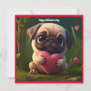 Buscar pug valentine tarjetas Valentina