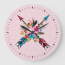 Buscar plumas relojes de pared Boho
