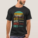 Buscar 40 o aniversario camisetas Boda