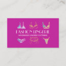 Buscar ropa interior tarjetas de visita Moda