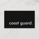 Buscar guardacostas tarjetas de visita Ejército