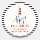 Buscar faro pegatinas Ahoy es un chico