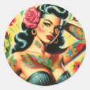 Buscar tatuaje retro pegatinas Pinchar