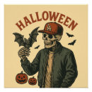 Buscar calabaza de halloween posters Cráneo