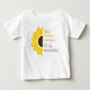 Buscar girasol bebe camisetas Amarillo
