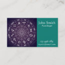 Buscar muestra la astrología de tarjetas de visita Astrólogo