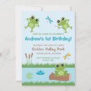 Buscar ranas lindas invitaciones Para niños