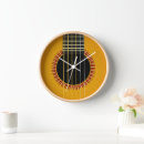 Buscar guitarra acústica relojes de pared Músico