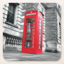 Buscar londres posavasos Rojo