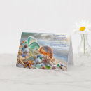 Buscar vidrio de la playa tarjetas Océano