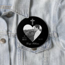 Buscar en forma de corazón chapas General y unisex