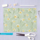 Buscar verde menta y blanco papel de seda Para ella